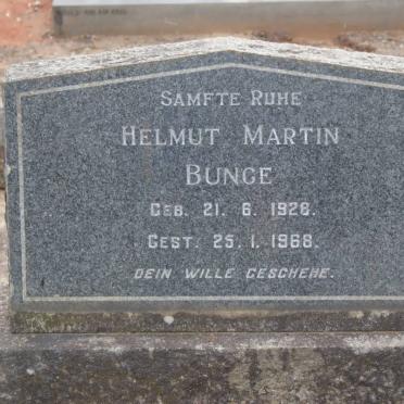 BUNGE Helmut Martin 1928-1968