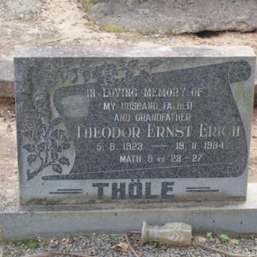 THÖLE Theodor Ernst Erich 1923-1984