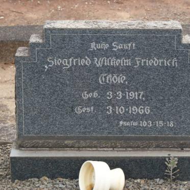 THÖLE Siegfried Wilhelm Friedrich 1917-1966