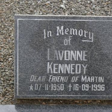 KENNEDY Lavonne 1950-1996