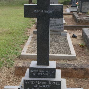 KRULL Anne-Marie nee PAKENDORF 1904-1995
