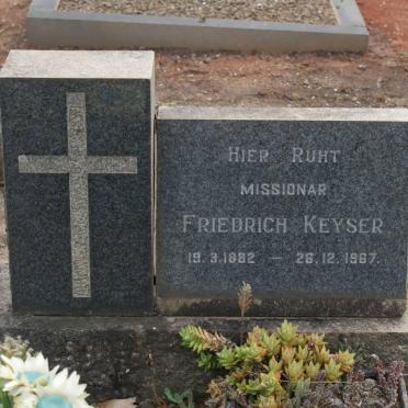 KEYSER Friedrich 1882-1967