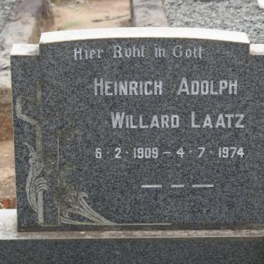 LAATZ Heinrich Adolph Willard 1909-1974