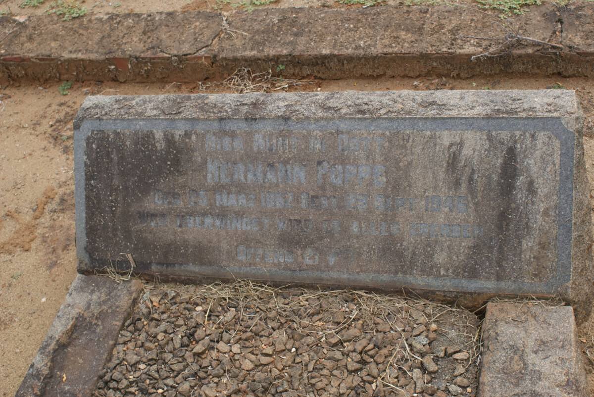 POPPE Hermann 1882-1946