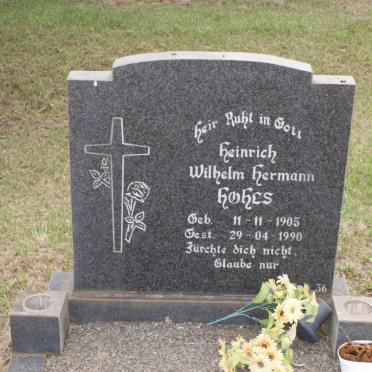 HOHLS Heinrich Wilhelm Hermann 1905-1990