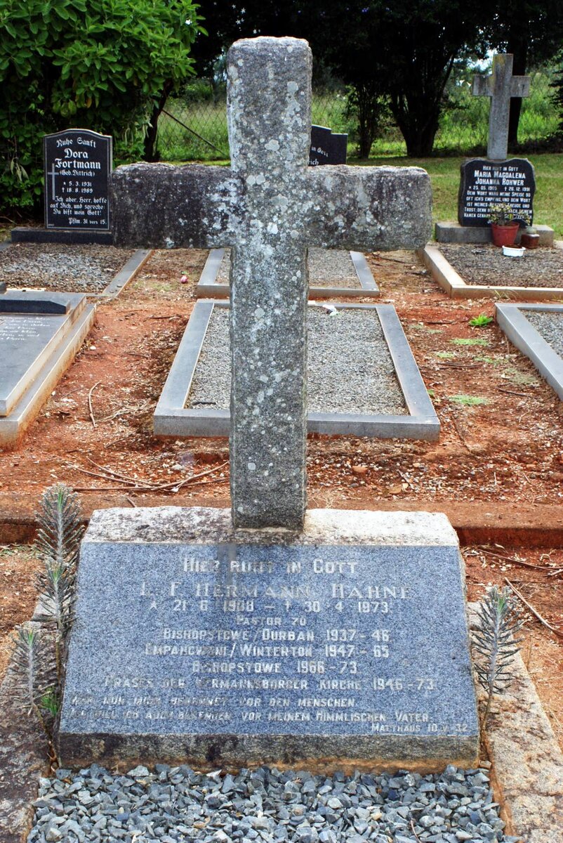 HAHNE L.F. Hermann 1908-1973