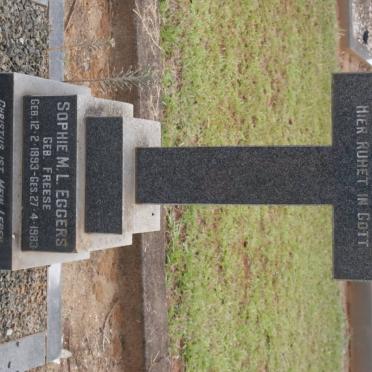 EGGERS Sophie M.L. nee FREESE 1893-1983