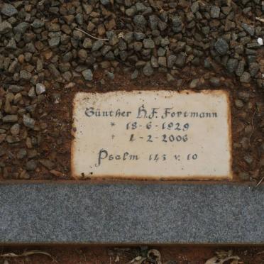 FORTMANN Günther H.F. 1929-2006