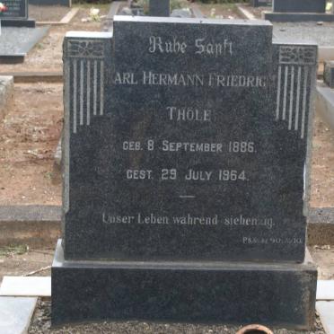 THÖLE Karl Hermann Friedrich 1886-1964