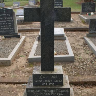 FINTEL Johannes Richard Theodor Ernst, von 1909-1979