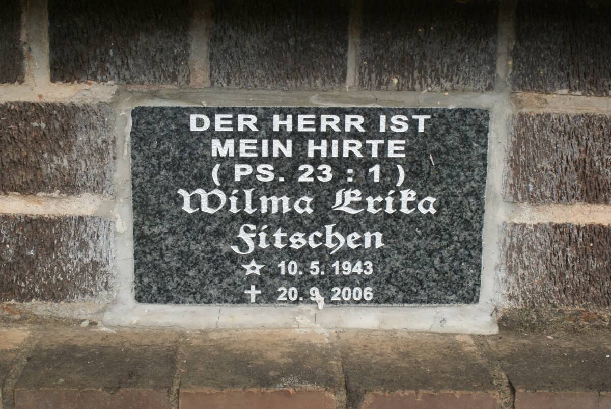FITSCHEN Wilma Erica 1943-2006