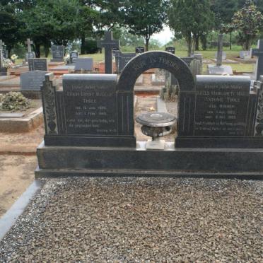 THÖLE Erich Ernst Rudolf 1899-1963 &amp; Adele Margarete Marie Antonie BÖHMER 1903-1983