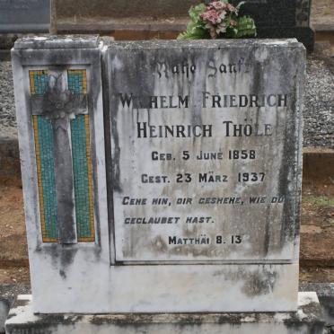THÖLE Wilhelm Friedrich Heinrich 1858-1937 &amp; Maria Margaretha Henriette FORTMANN 1861-1936