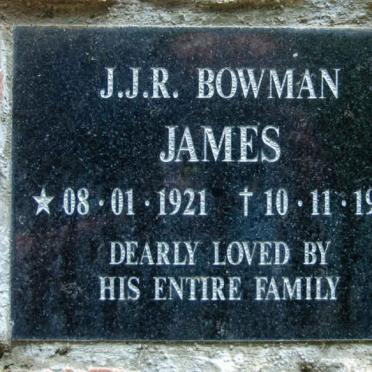 BOWMAN J.J.R. 1921-1994