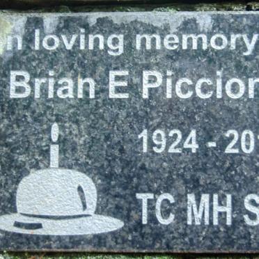 PICCIONE Brian E. 1924-2011