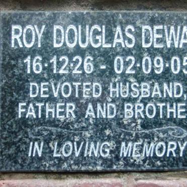 DEWAR Roy Douglas 1926-2005