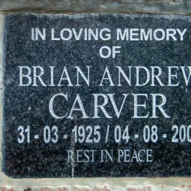 CARVER Brian Andrew 1925-2003