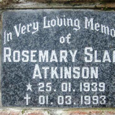 ATKINSON Rosemary Slade 1939-1993