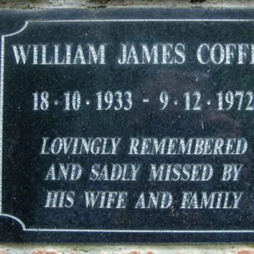 COFFEY William James 1933-1972