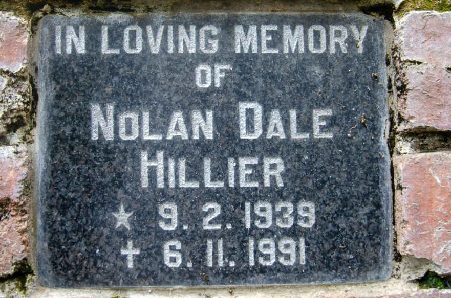 HILLIER Nolan Dale 1939-1991