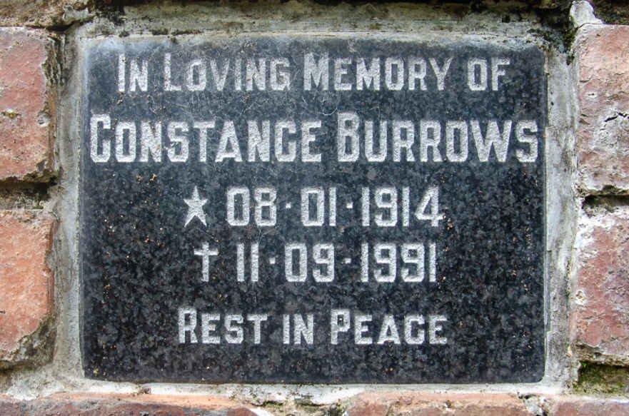 BURROWS Constance 1914-1991