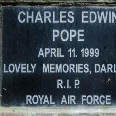 POPE Charles Edwin -1999