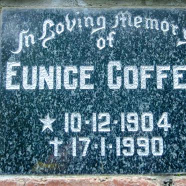 COFFEY Eunice 1904-1990