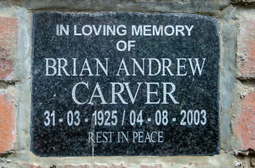 CARVER Brian Andrew 1925-2003