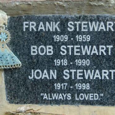 STEWART Frank 1909-1959 :: STEWART Bob 1918-1990 :: STEWART Joan 1917-1998