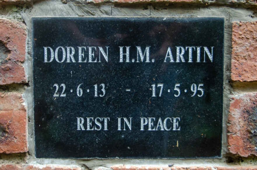 ARTIN Doreen H.M. 1913-1995