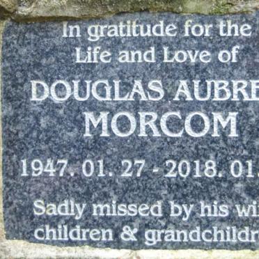 MORCOM Douglas Aubrey 1947-2018