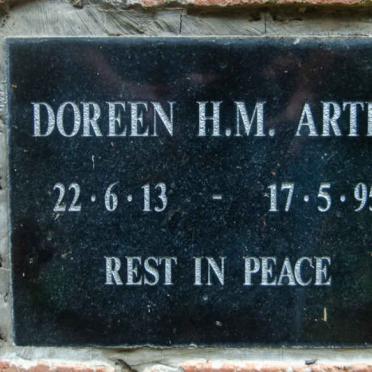 ARTIN Doreen H.M. 1913-1995