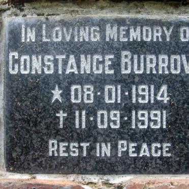 BURROWS Constance 1914-1991