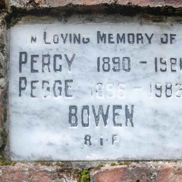 BOWEN Percy 1890-1981 &amp; Pegge 1896-1982