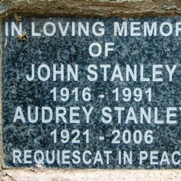STANLEY John 1916-1991 &amp; Audrey 1921-2006