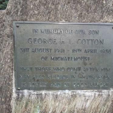 COTTON George H.L. 1941-1956