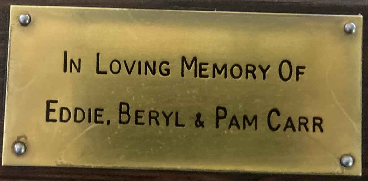 CARR Eddie :: CARR Beryl :: CARR Pam