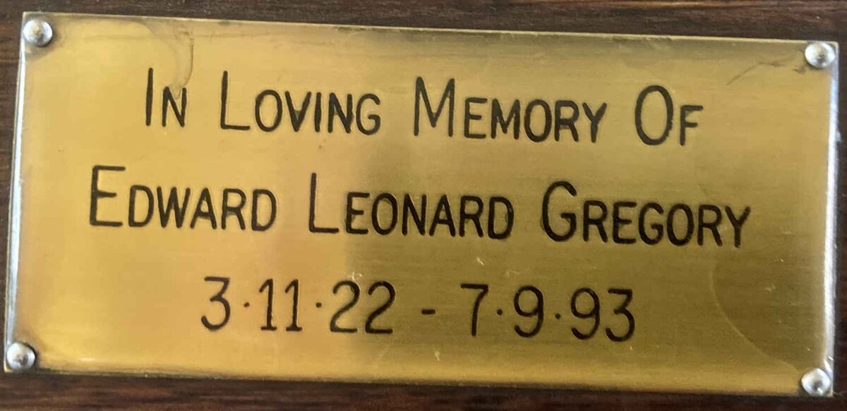 GREGORY Edward Leonard ??22-??93