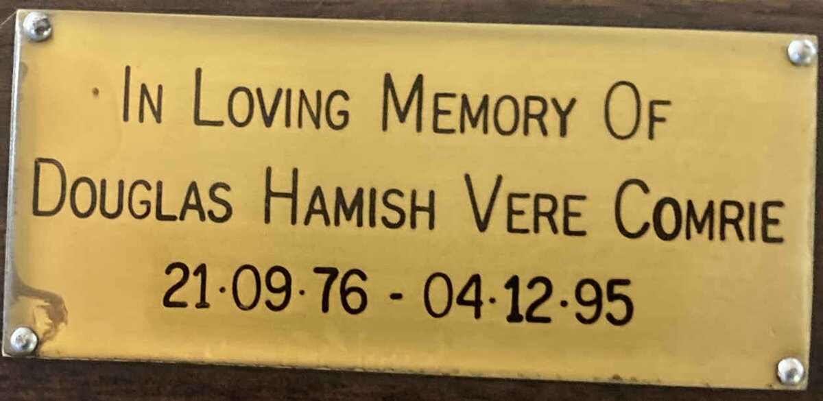 COMRIE Douglas Hamish Vere ??76-??95