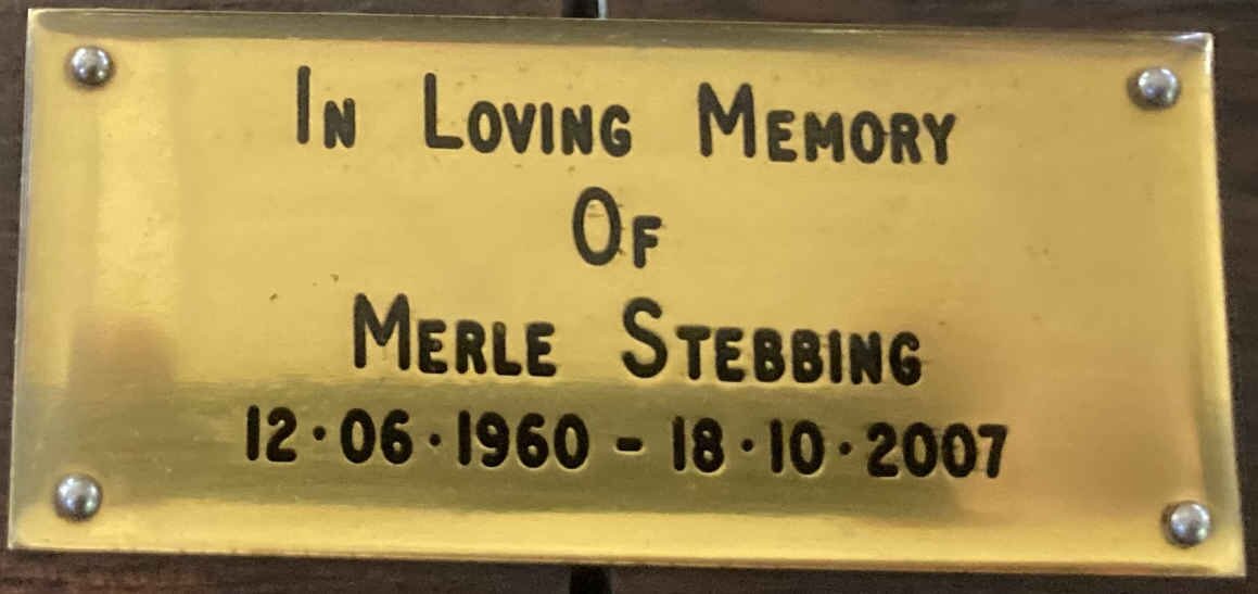 STEBBIES Merle 1960-2007