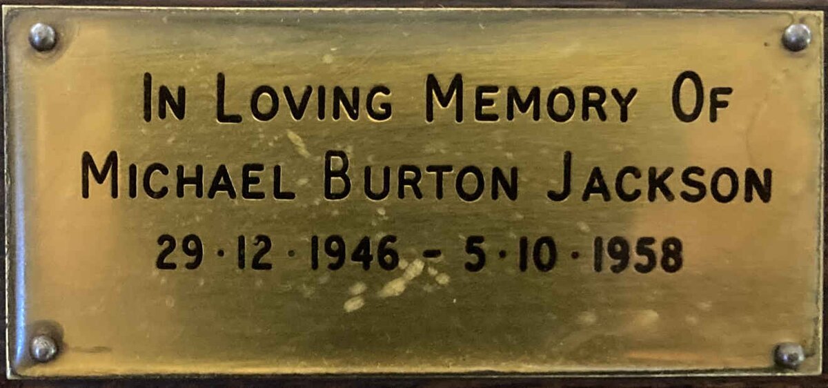 JACKSON Michael Burton 1946-1958
