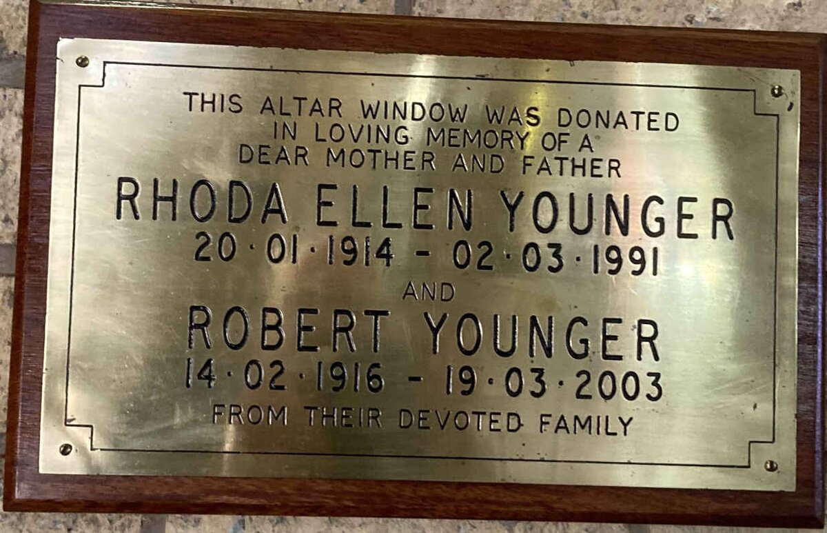 YOUNGER Robert 1916-2003 & Rhoda Ellen 1914-1991