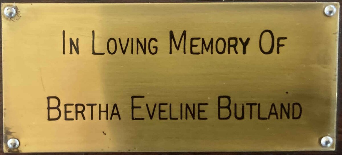 BUTLAND Bertha Eveline