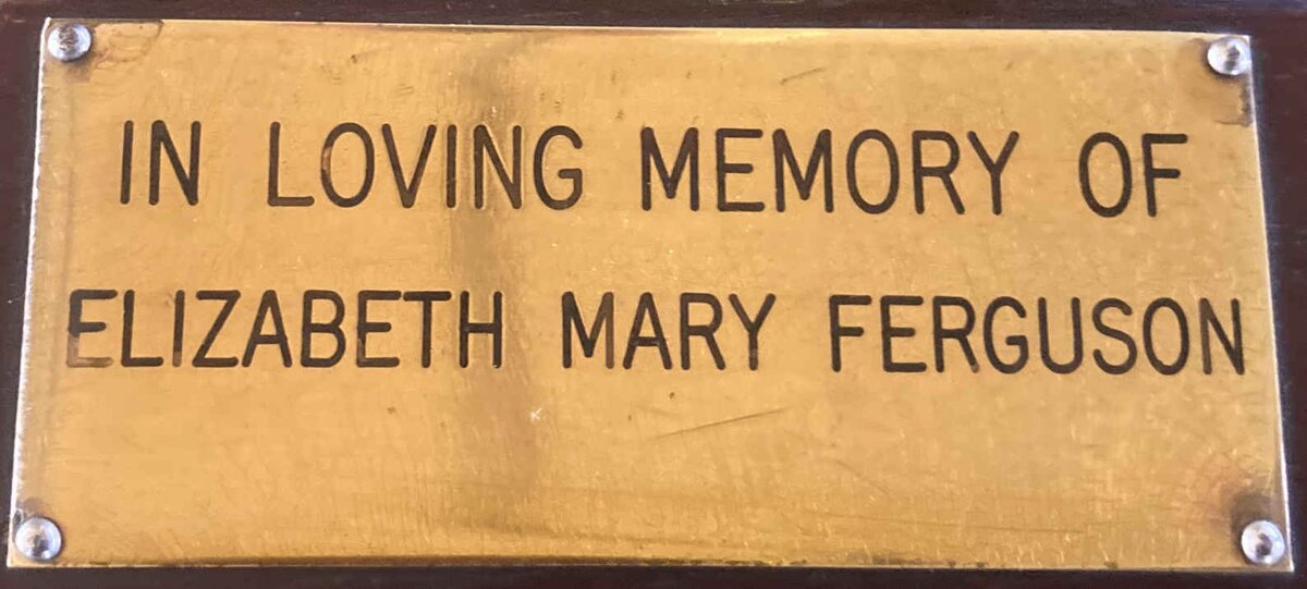 FERGUSON Elizabeth Mary