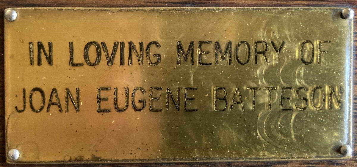 BATTESON Joan Eugene