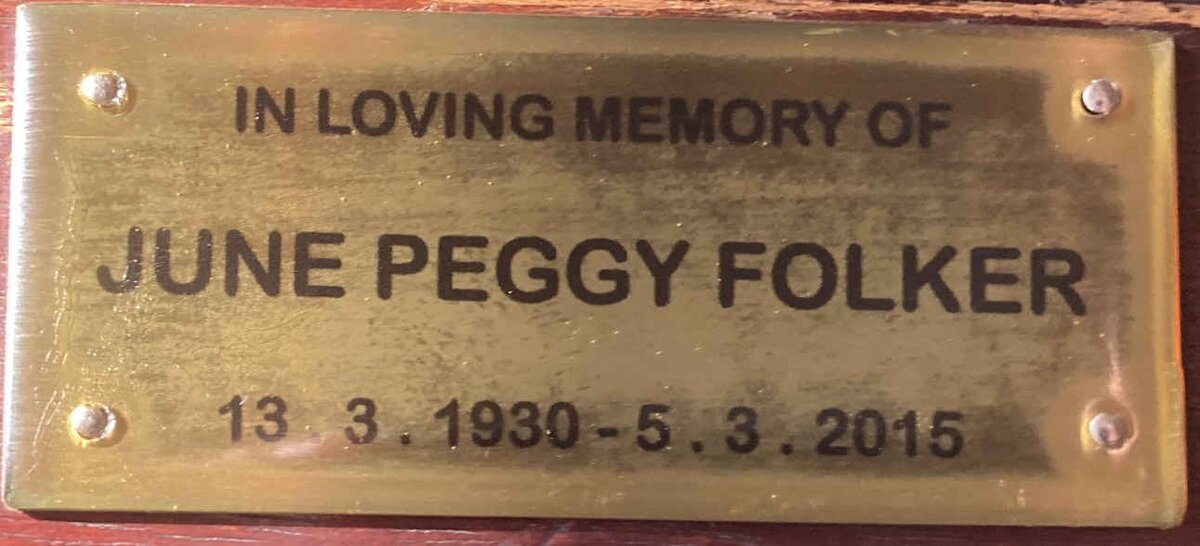 FOLKER June Peggy 1930-2015
