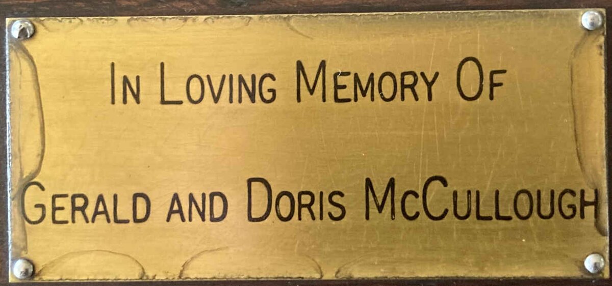 McCULLOUGH Gerald & Doris
