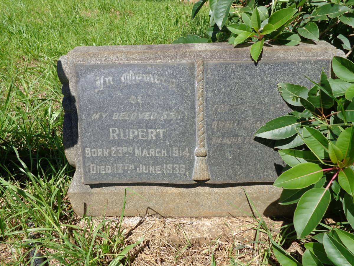 ? Rupert 1914-1936