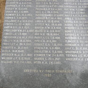 04. MEMORIAL TO MEMBERS OF THE NATAL MOUNTED POLICE AND NATAL POLICE