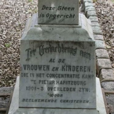4. Several Memorials / Verskeie gedenkstene